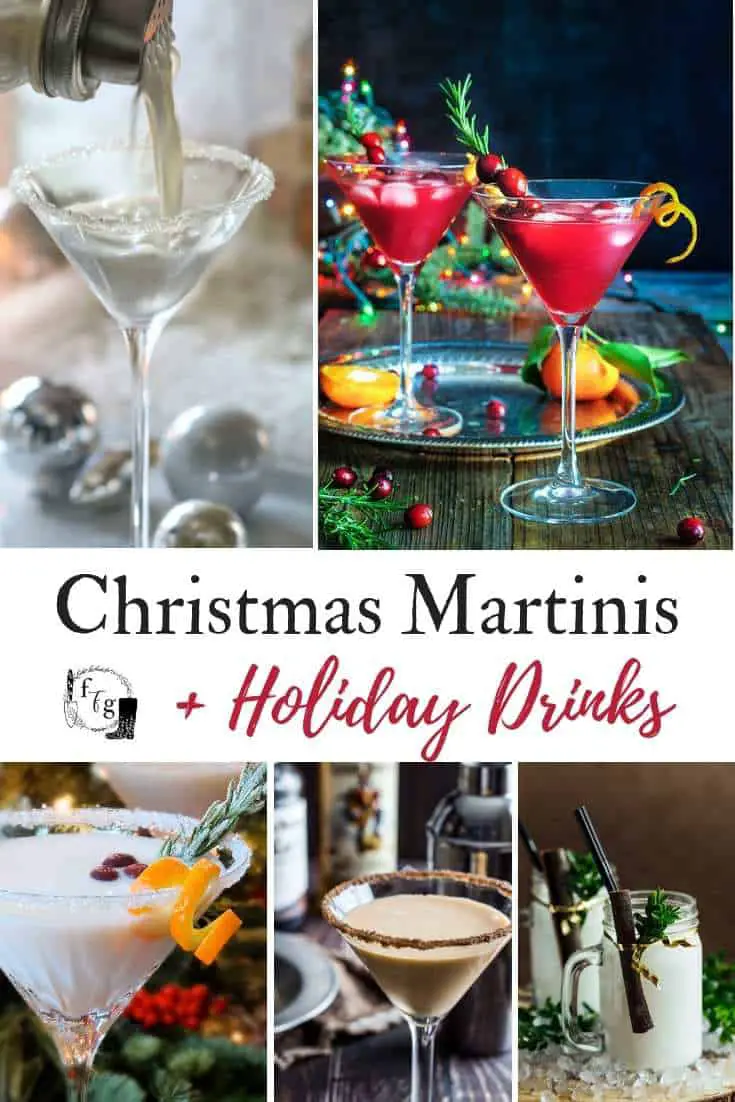 Delicious Christmas Martinis & Holiday Drinks | Family Food Garden