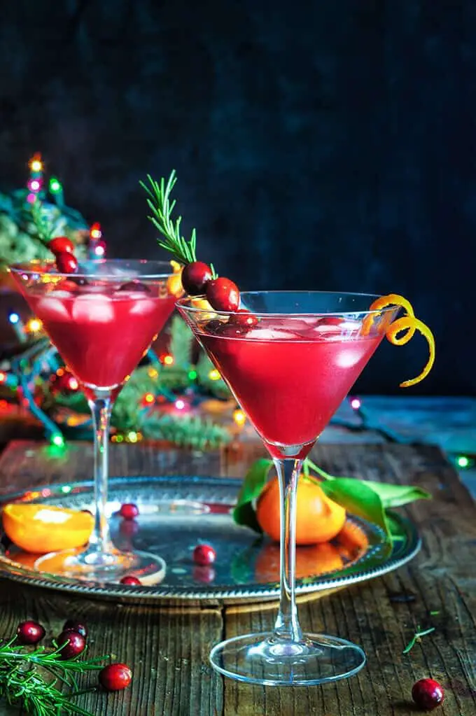 Delicious Christmas Martinis & Holiday Drinks | Family Food Garden