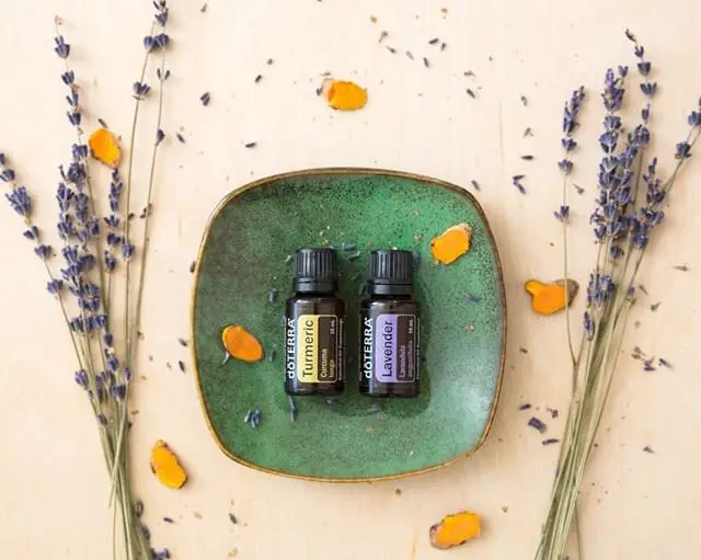 doTERRA Turmeric and Lavender Essential Oils