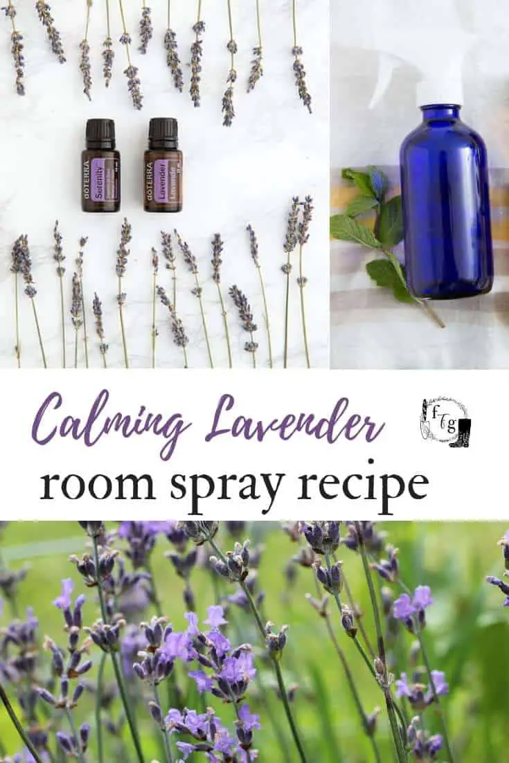 Lavender water room spray with essential oils