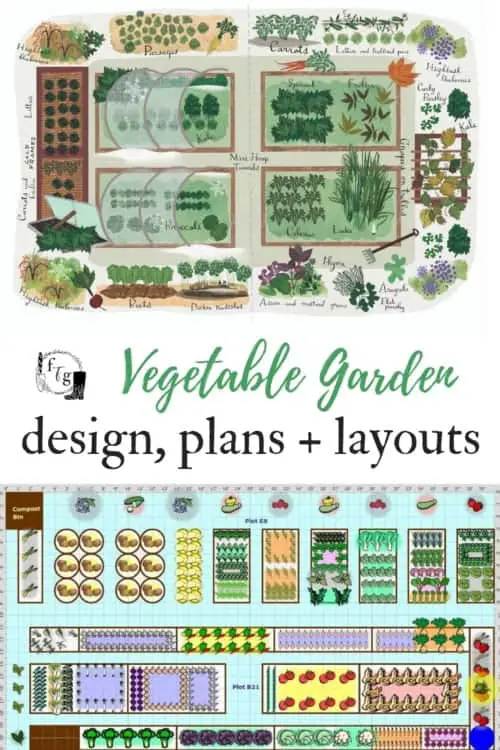 Vegetable Garden Plans Designs Layout Ideas Family 