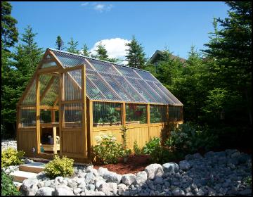 Polycarbonate Covered Wood Framed Greenhouses