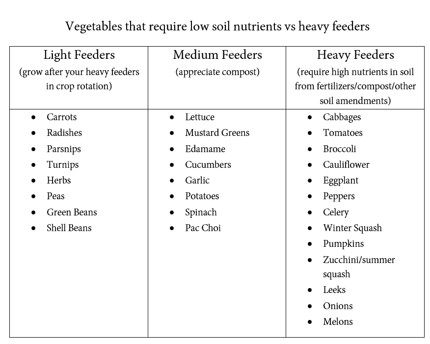 Vegetable Gardening Table