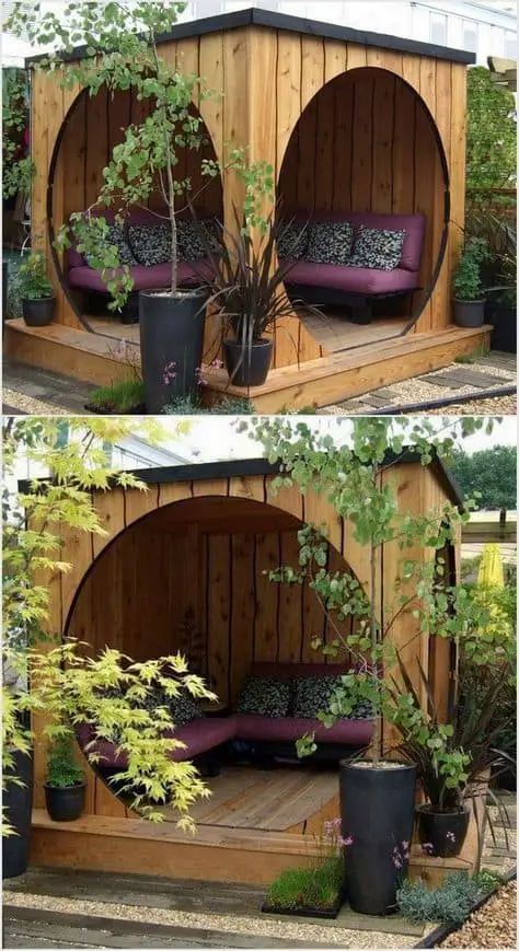 Outdoor cozy nook
