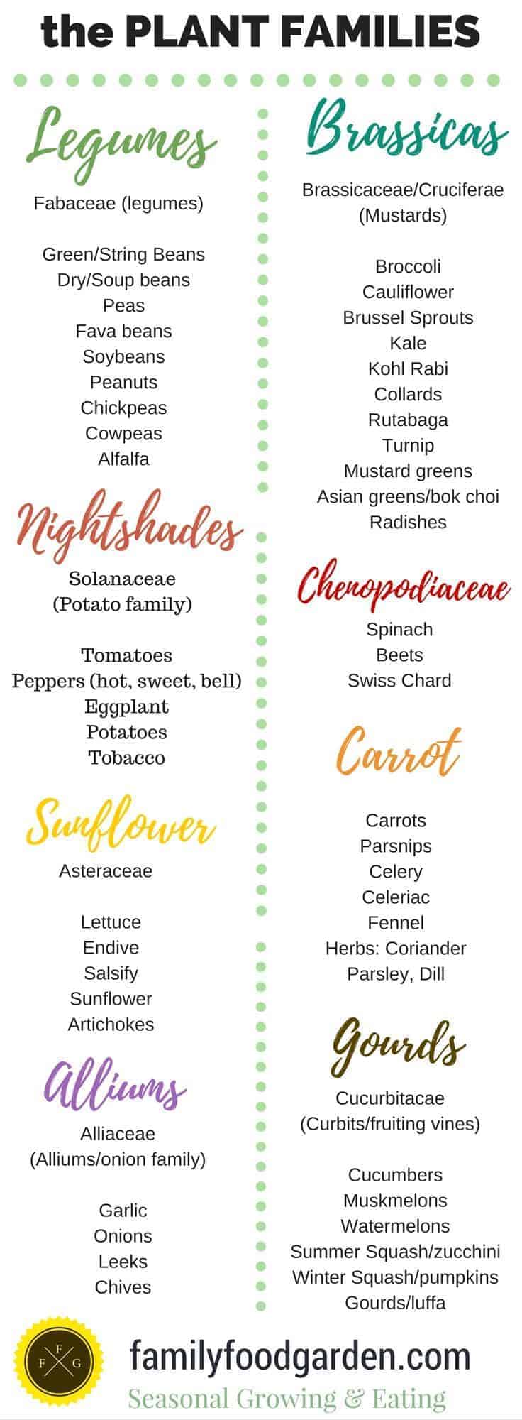 The Plant Families