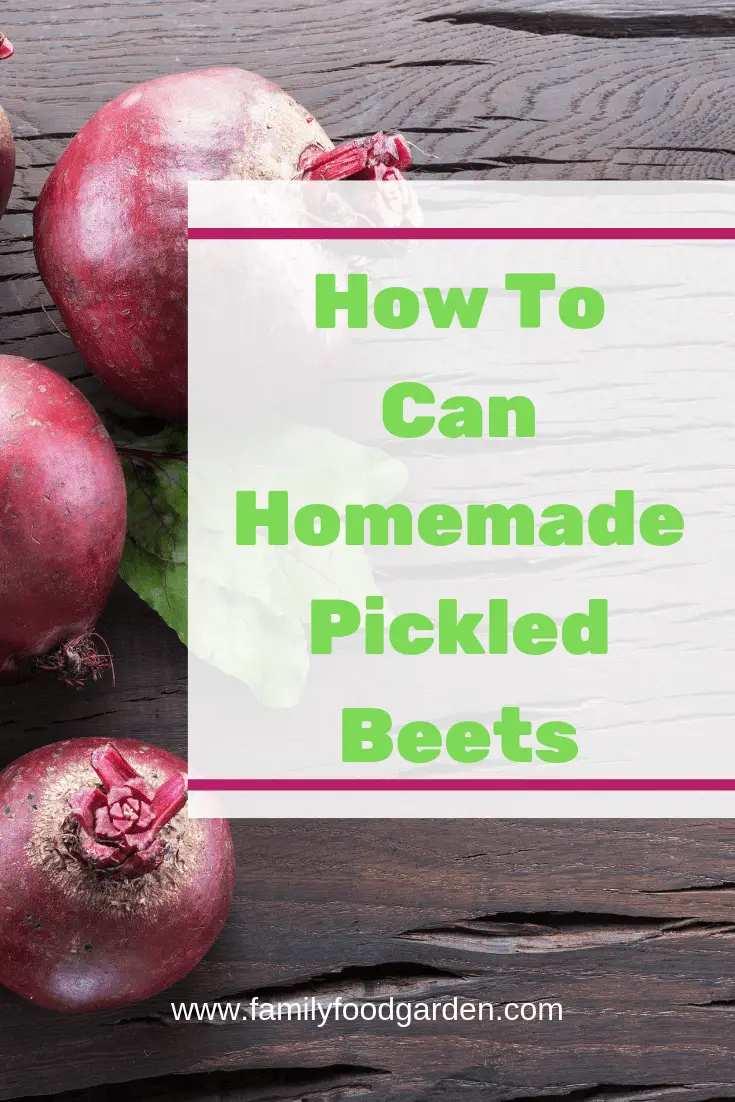 How To Can Homemade Pickled Beets