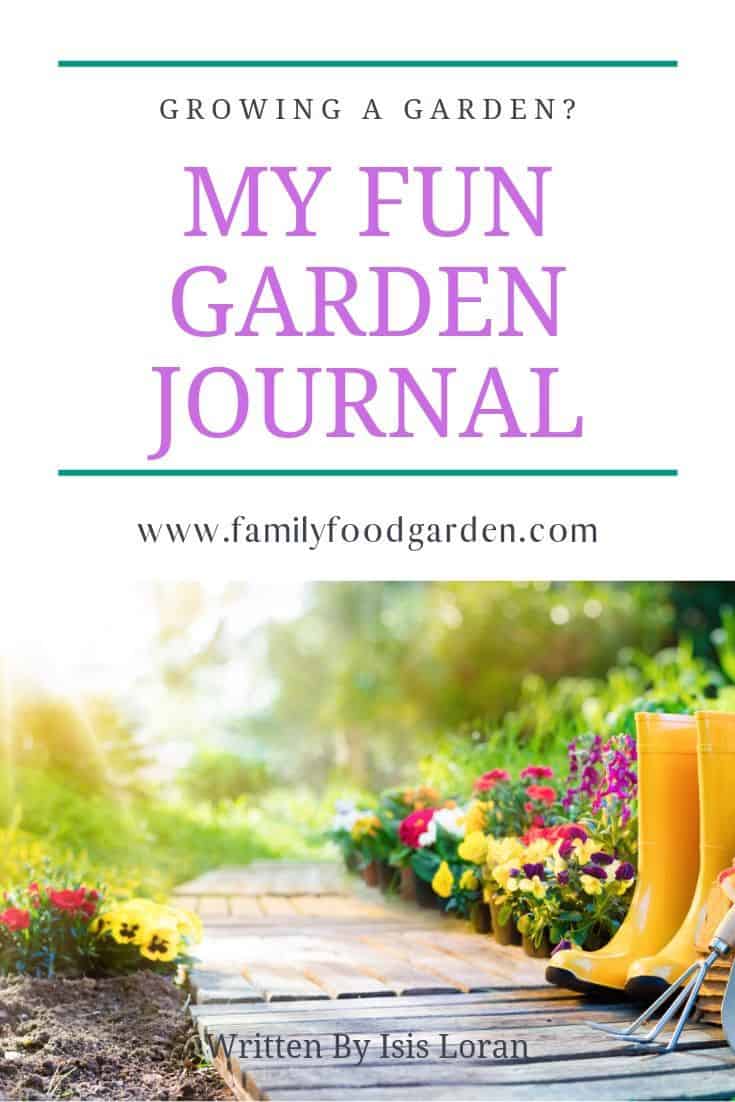 fun garden journal