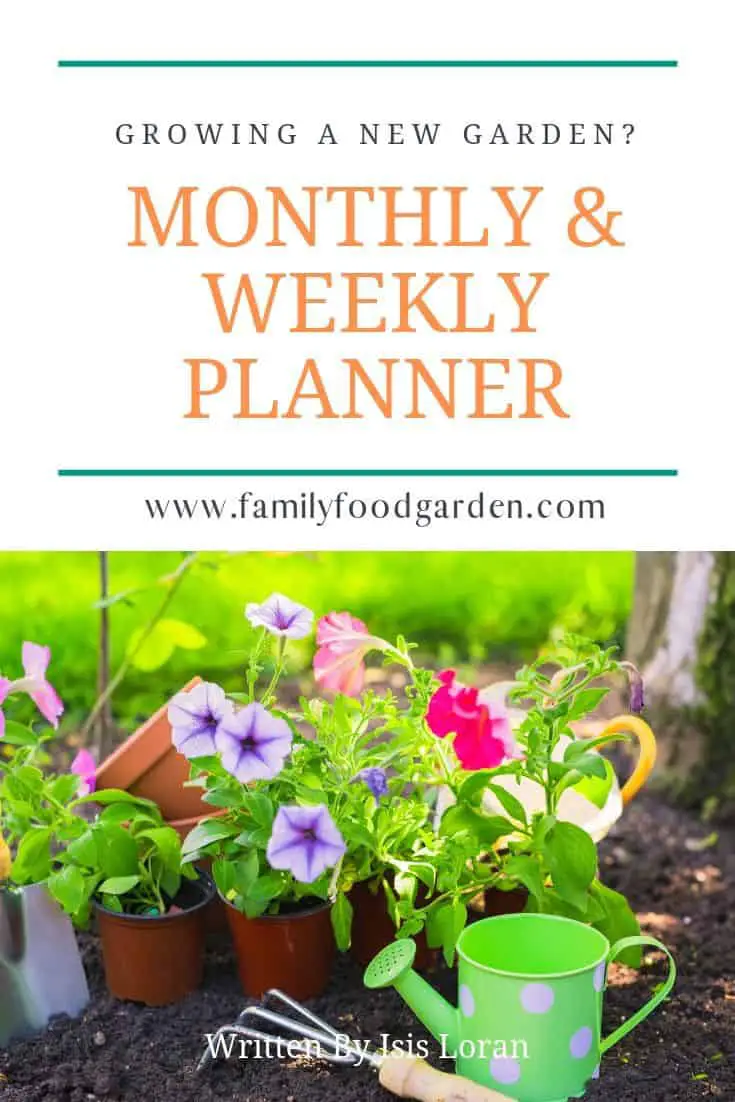 monthly and weekly planner