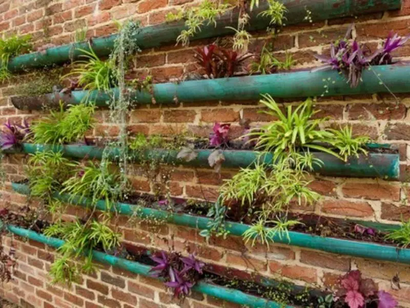 how to make gutter garden